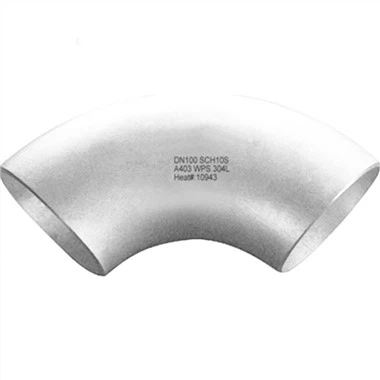 SS304 2-inch roestvrijstalen 90 graden ellebooglas korte bocht